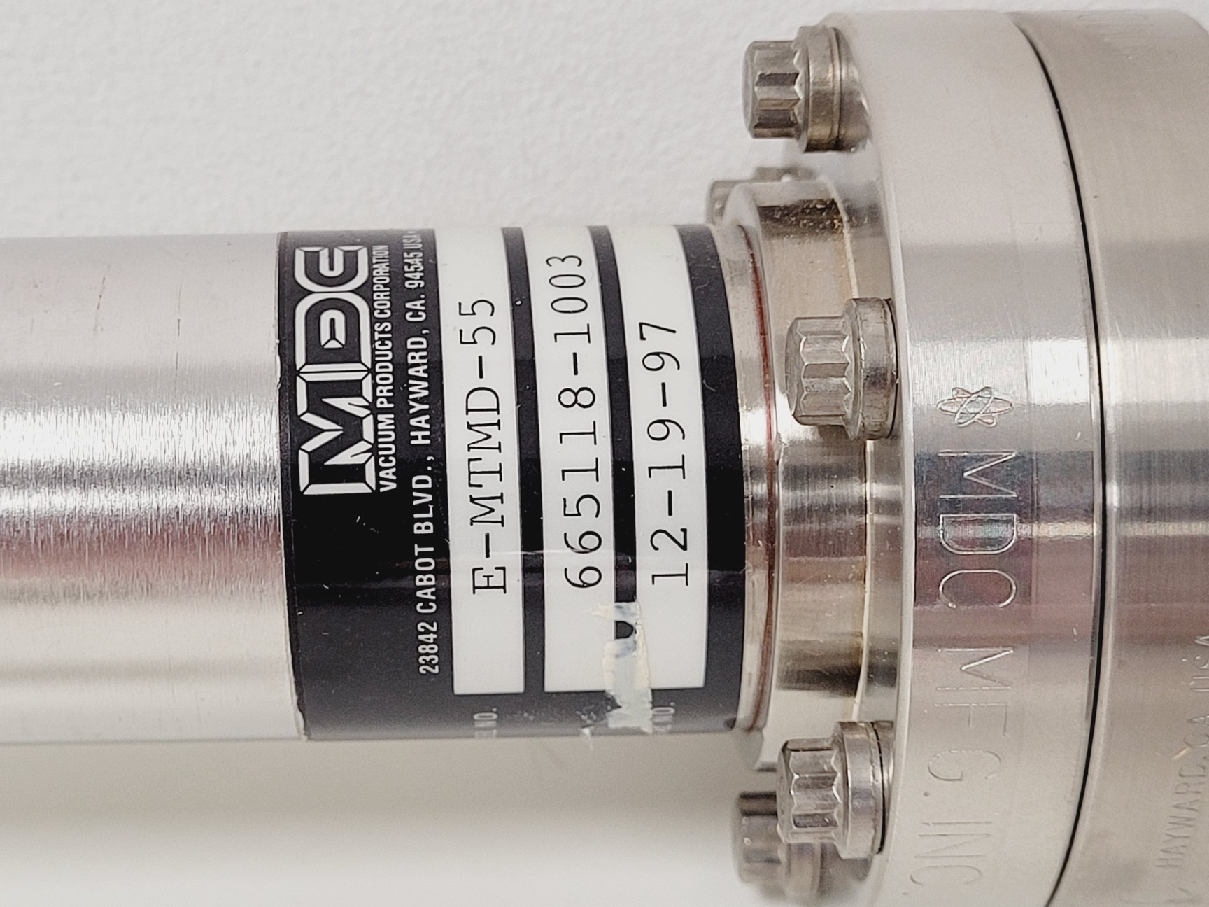 Image of MDC Vacuum Products E-MTMD-55 Vacuum Assembly 