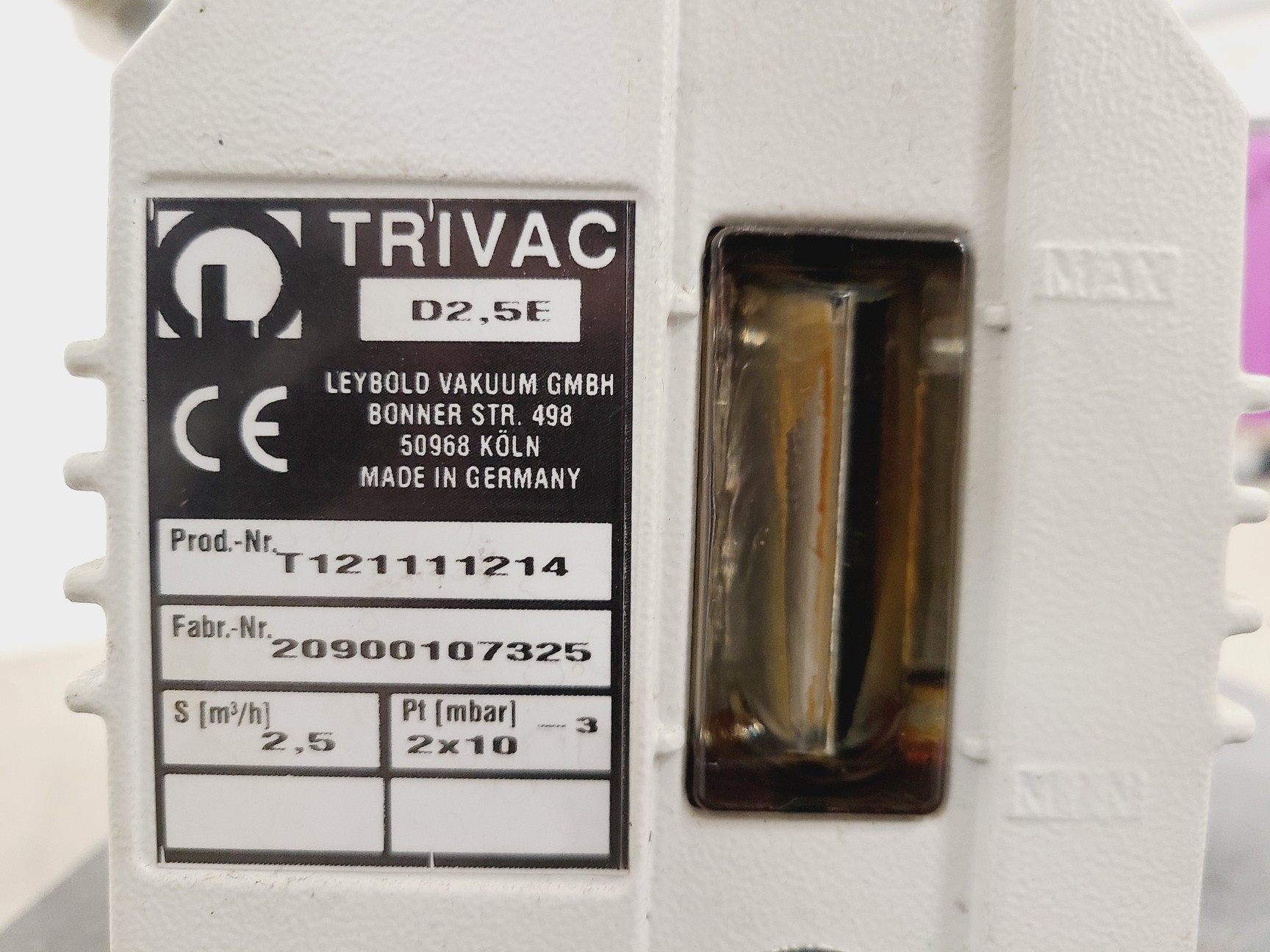 Image of Leybold Turbotronik NT 10/Combivac IT23/Trivac D2.5E Vacuum Pump System