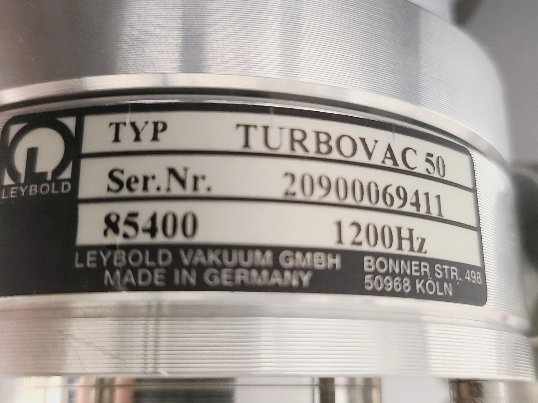 Image of Leybold Turbotronik NT 10/Combivac IT23/Trivac D2.5E Vacuum Pump System