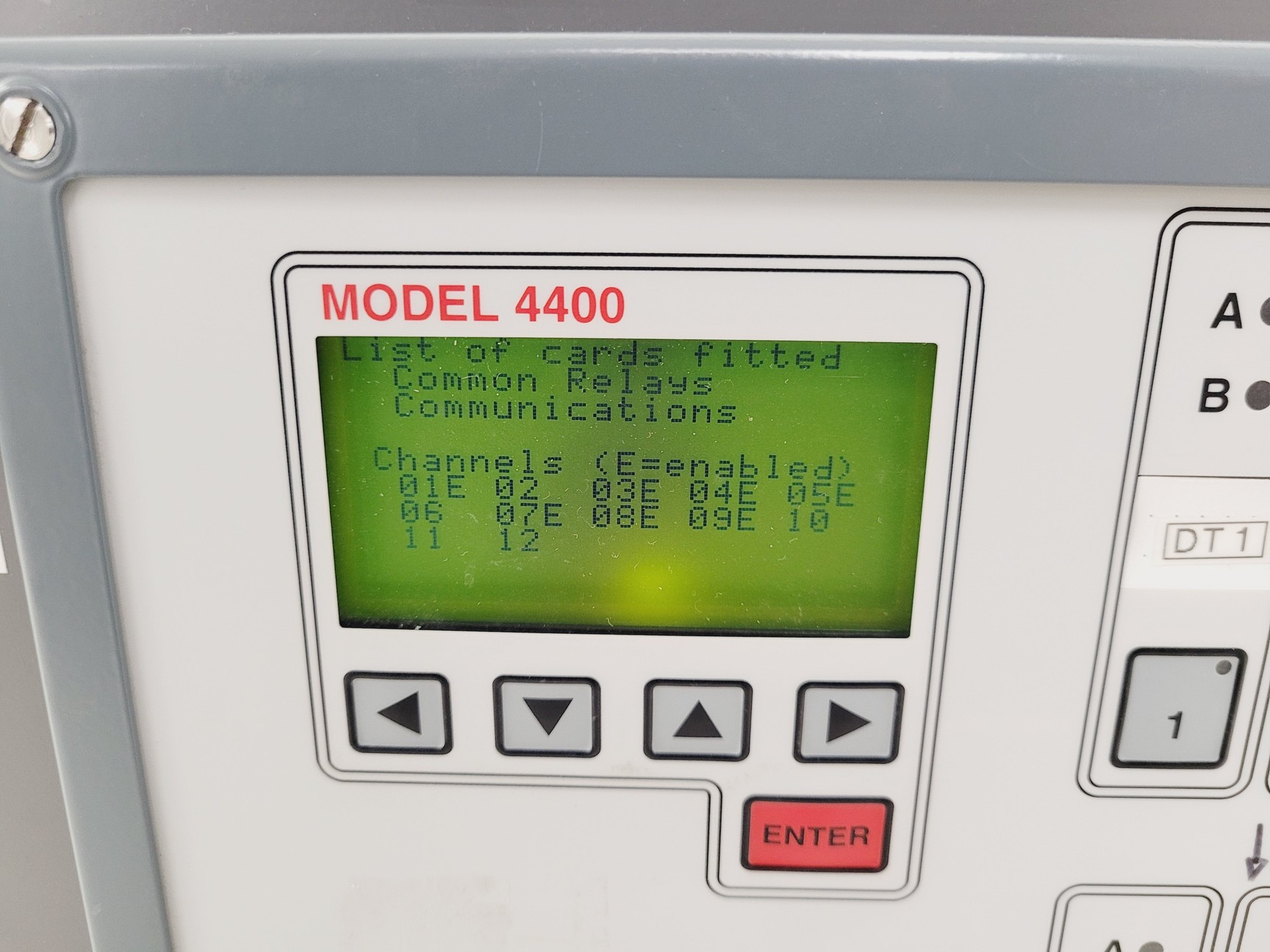 Image of Peek Measurement Model 4400 Alarm Monitor with Server Rack