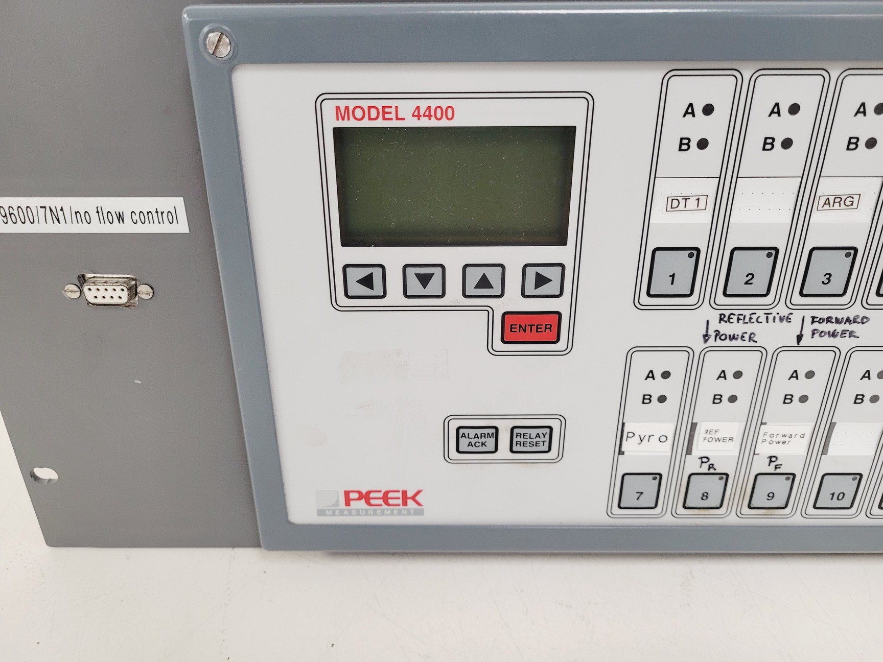 Image of Peek Measurement Model 4400 Alarm Monitor with Server Rack