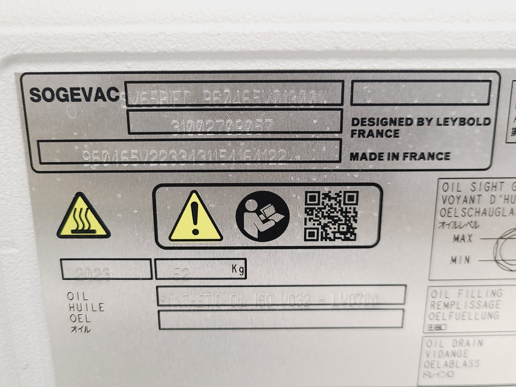 Image of Thermo Scientific Q Exactive Basic MS System w/ Sogevac SV 40-65 Pump