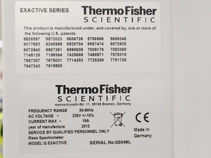 Thumbnail image of Thermo Scientific Q Exactive Basic MS System w/ Sogevac SV 40-65 Pump