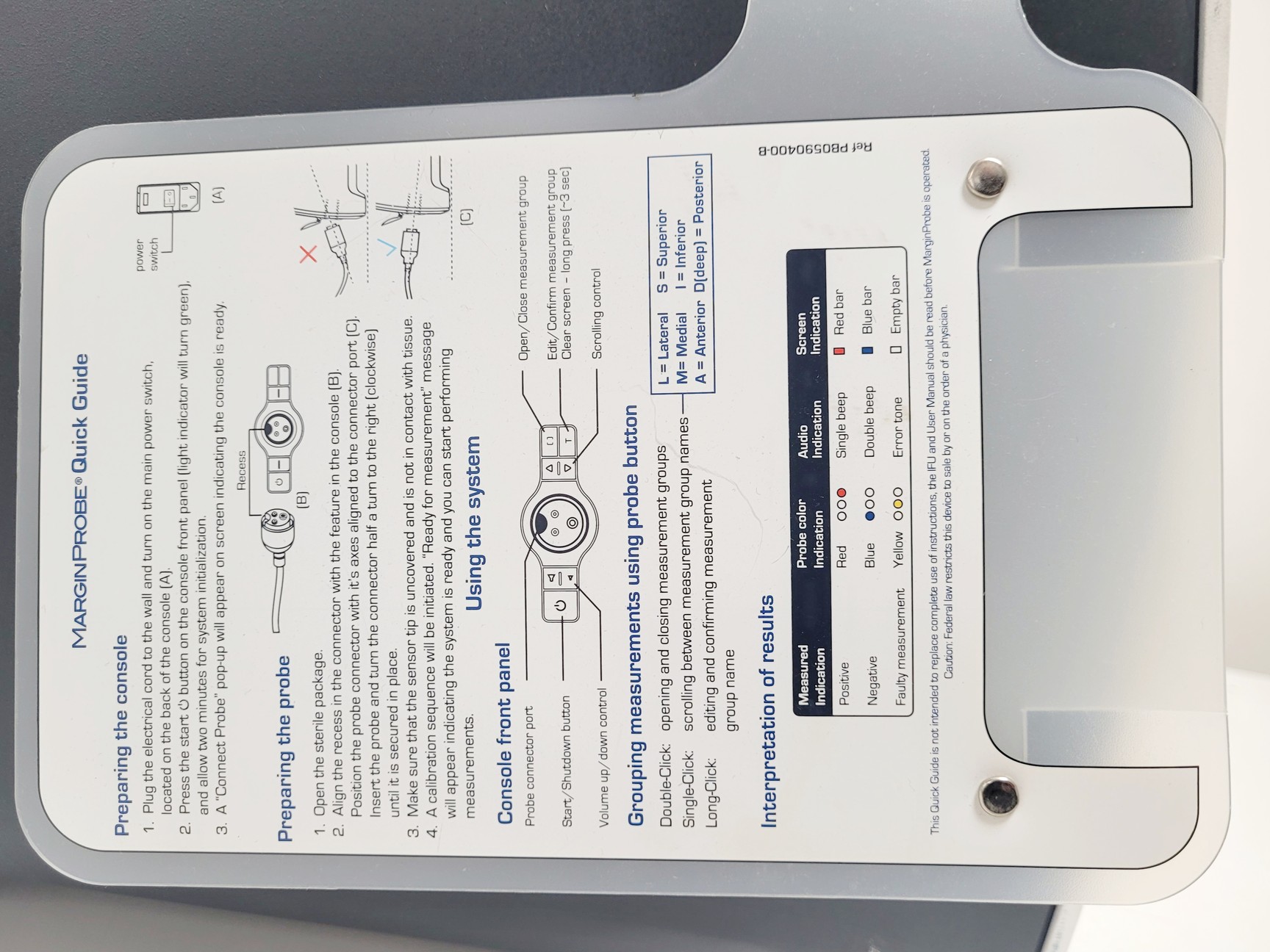 Image of Dune Medical Devices MarginProbe P/N SA059000 2015