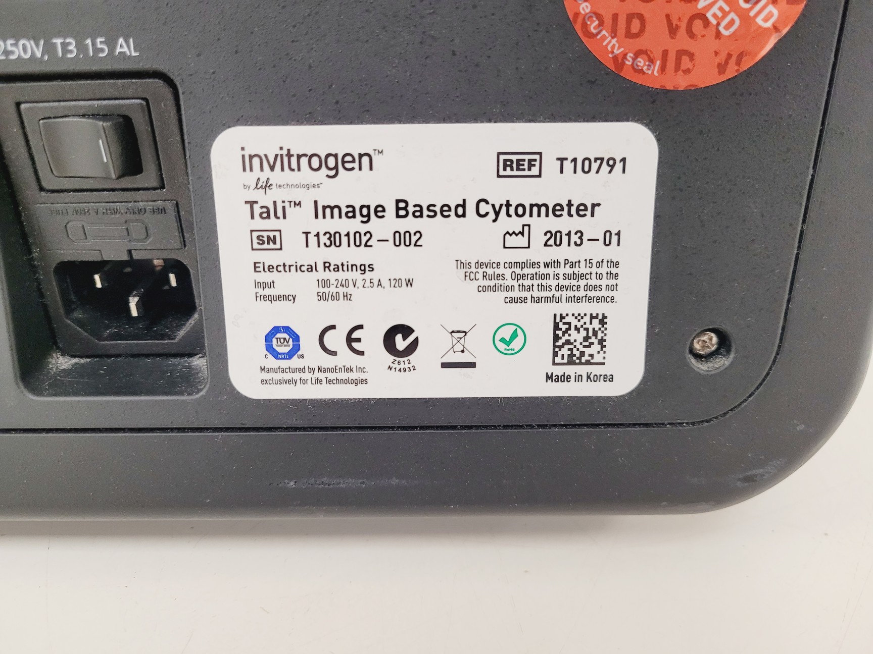 Image of Invitrogen Tali Image Based Cytometer REF - T10791