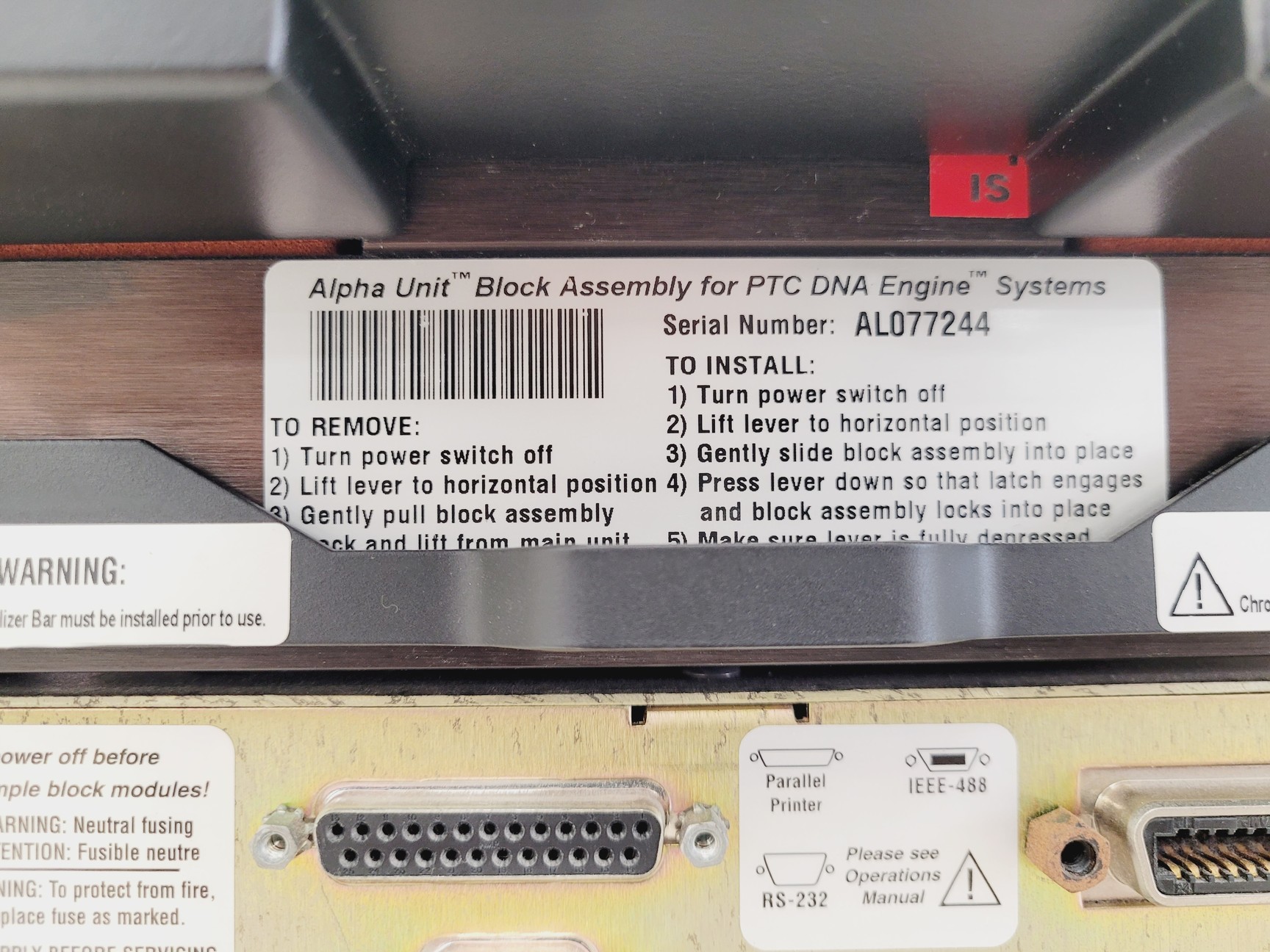 Image of MJ Research PTC-200 Peltier Thermal Cycler