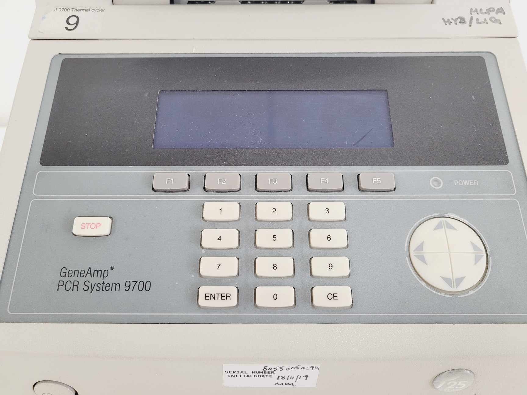 Image of Applied Biosystems GeneAmp PCR Thermal Cycler System 9700