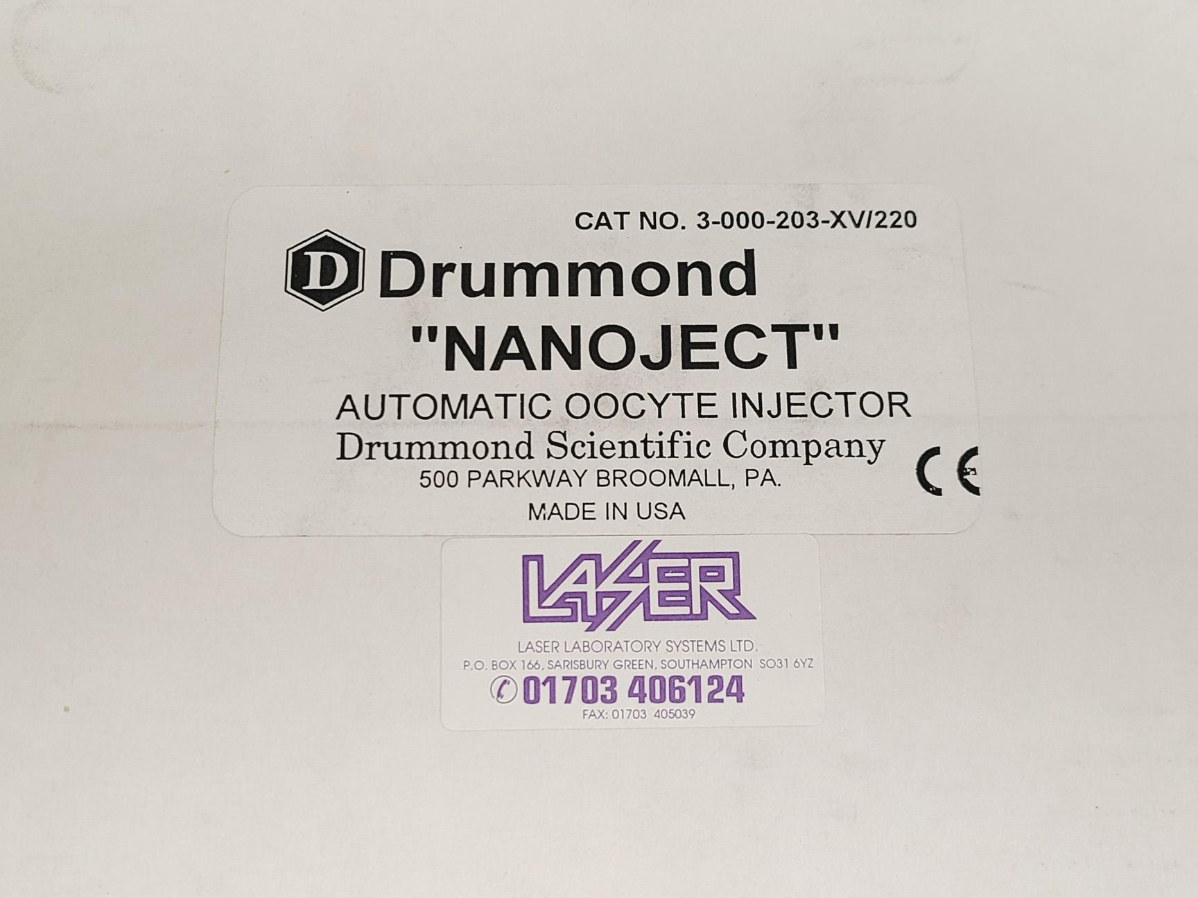 Image of Drummond Nanoject Automatic Oocyte Injector