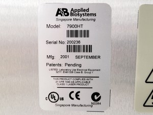 Thumbnail image of Applied Biosystems 7900HT Sequence Detection System RT qPCR