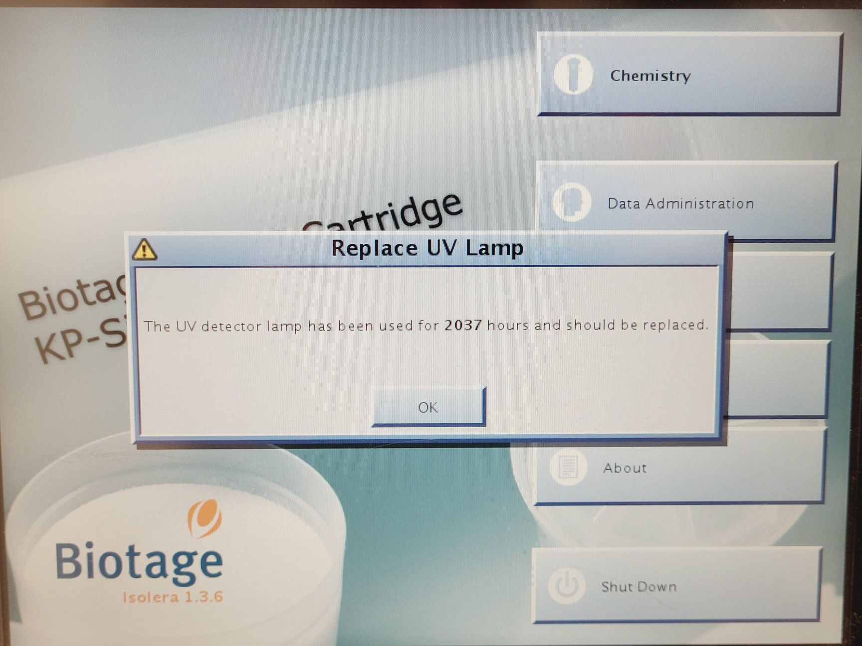 Image of Biotage Isolera One Flash Chromatography System Lab