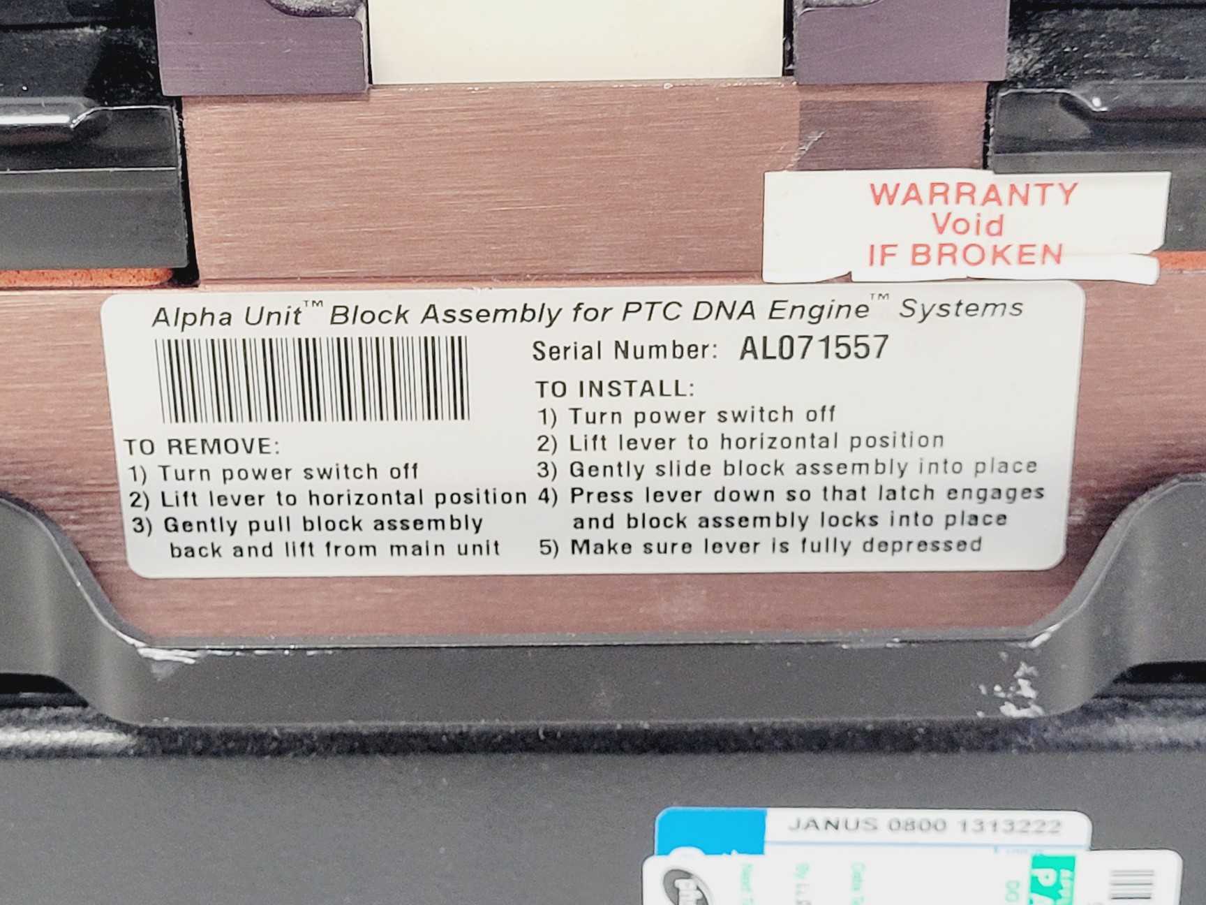 Image of MJ Research DNA Engine Tetrad PTC-225 Peltier Thermal Cycler PCR