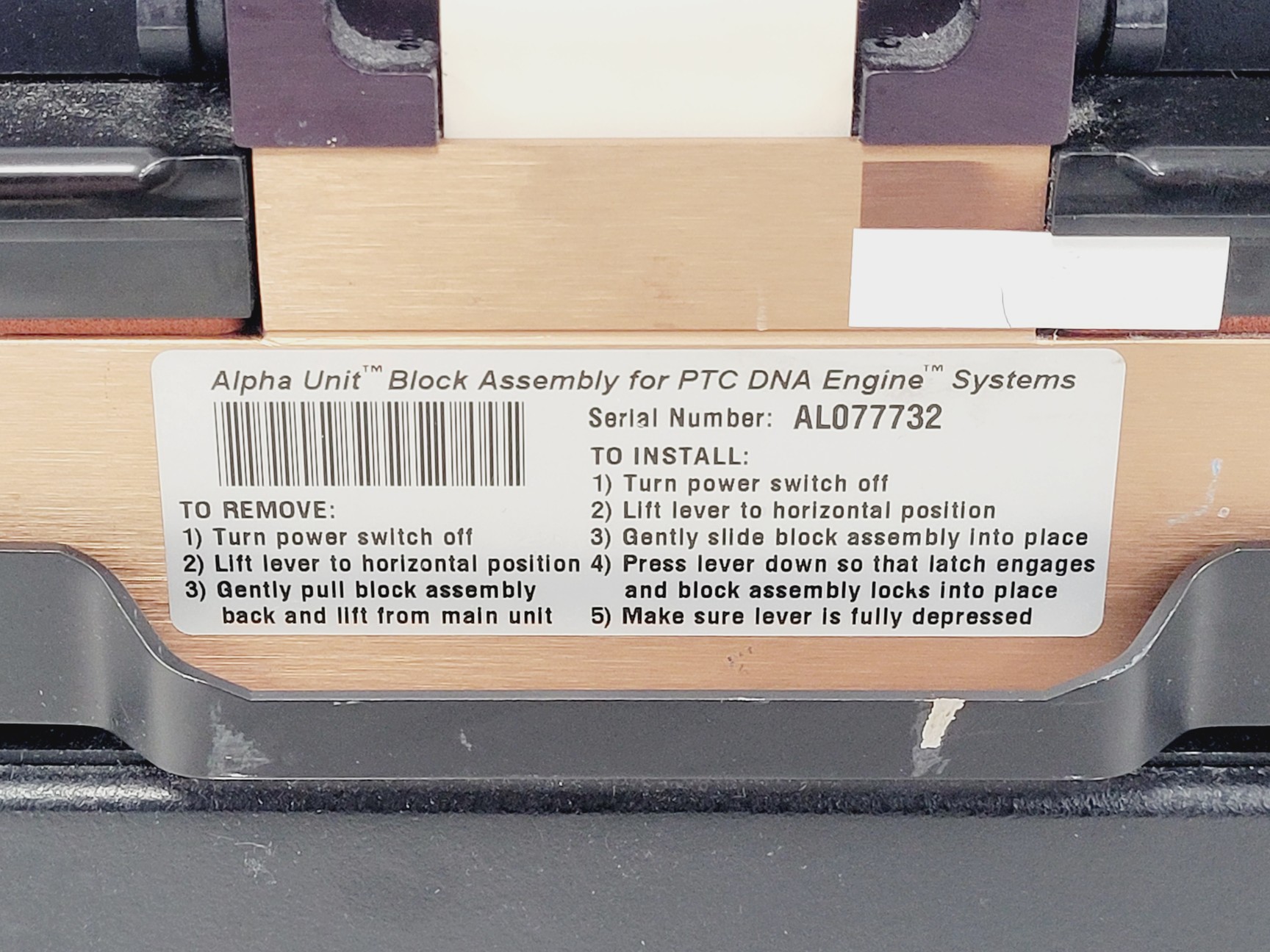 Image of MJ Research DNA Engine Tetrad PTC-225 Peltier Thermal Cycler PCR