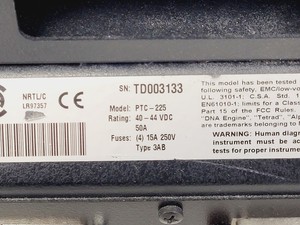 Thumbnail image of MJ Research DNA Engine Tetrad PTC-225 Peltier Thermal Cycler PCR