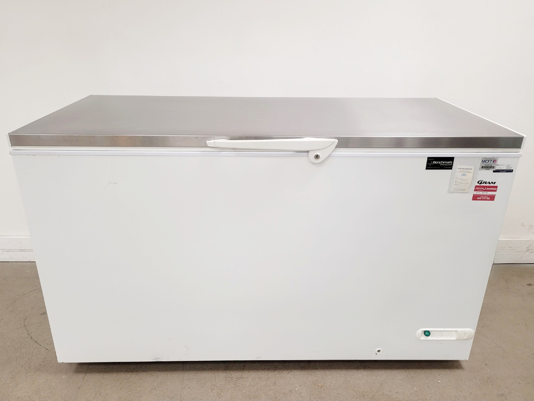 Image of Gram CF 53 S UK Stainless Steel Lid Chest Freezer