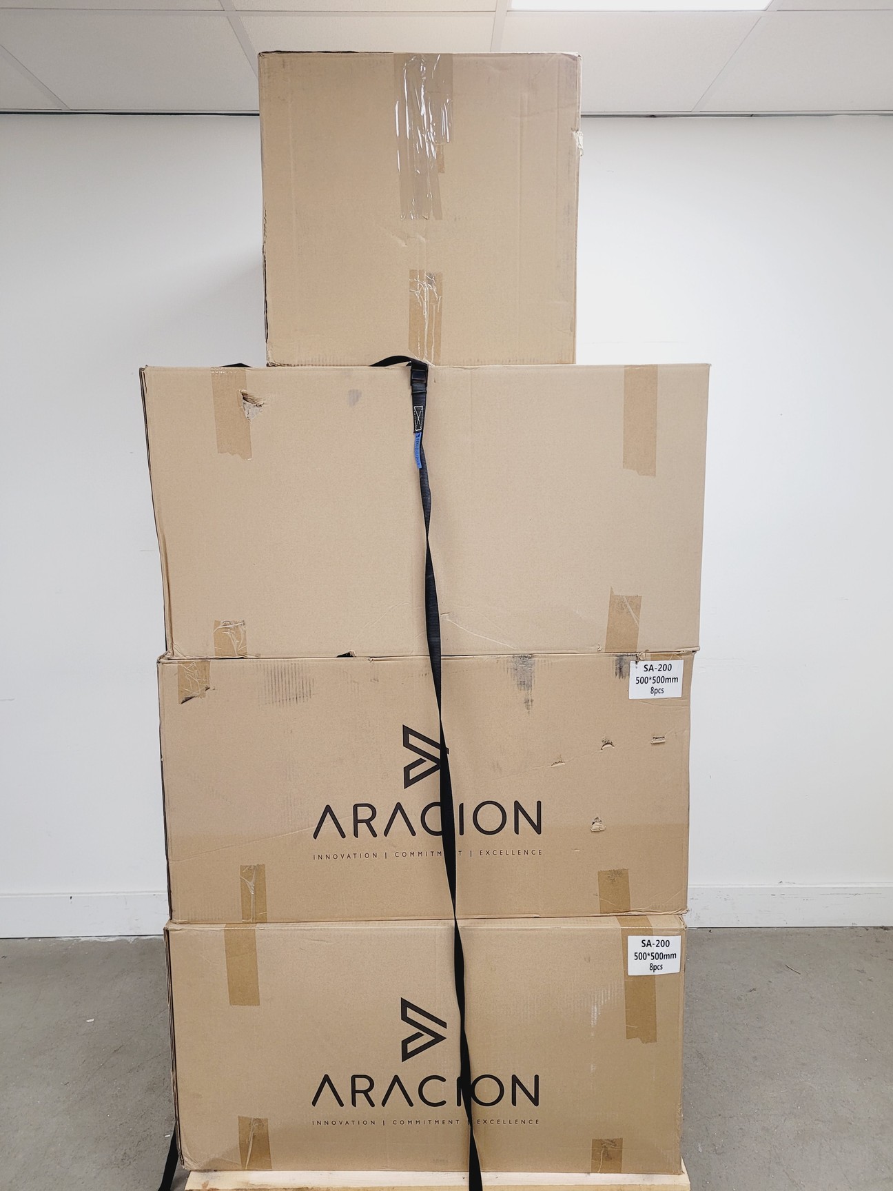 Image of 7 x Boxes of Aracion SA-200 Pyramidal RF Absorbers (8 Per Box)