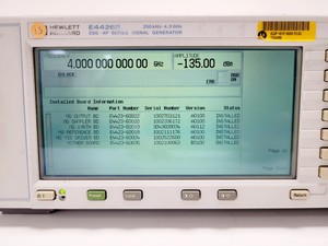Thumbnail image of Hewlett Packard E4426B ESG-AP Series Signal Generator