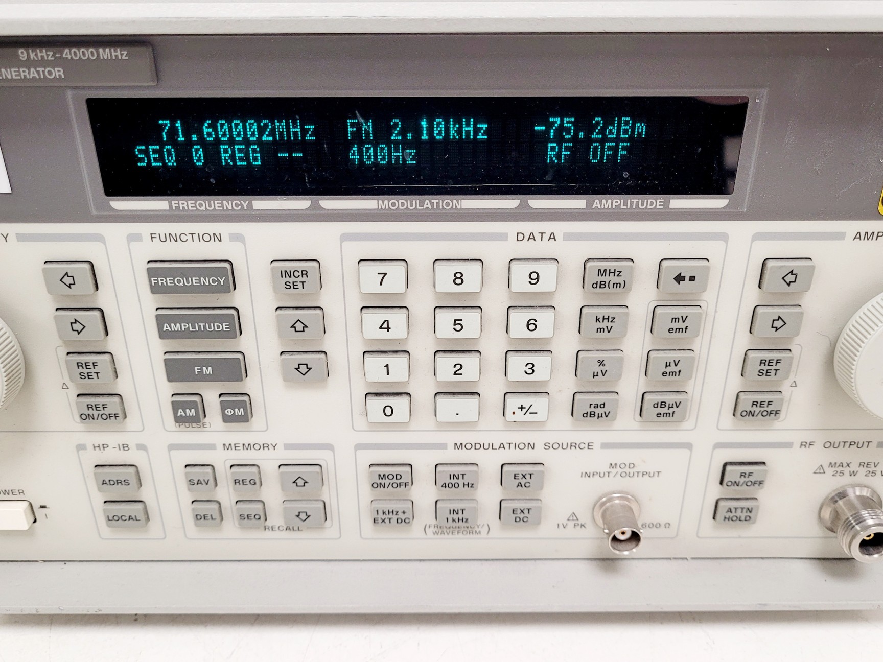 Image of Agilent 8648D Signal Generator