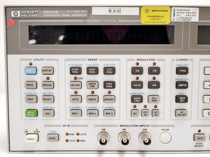 Thumbnail image of Hewlett Packard 8664A Synthesized Signal Generator