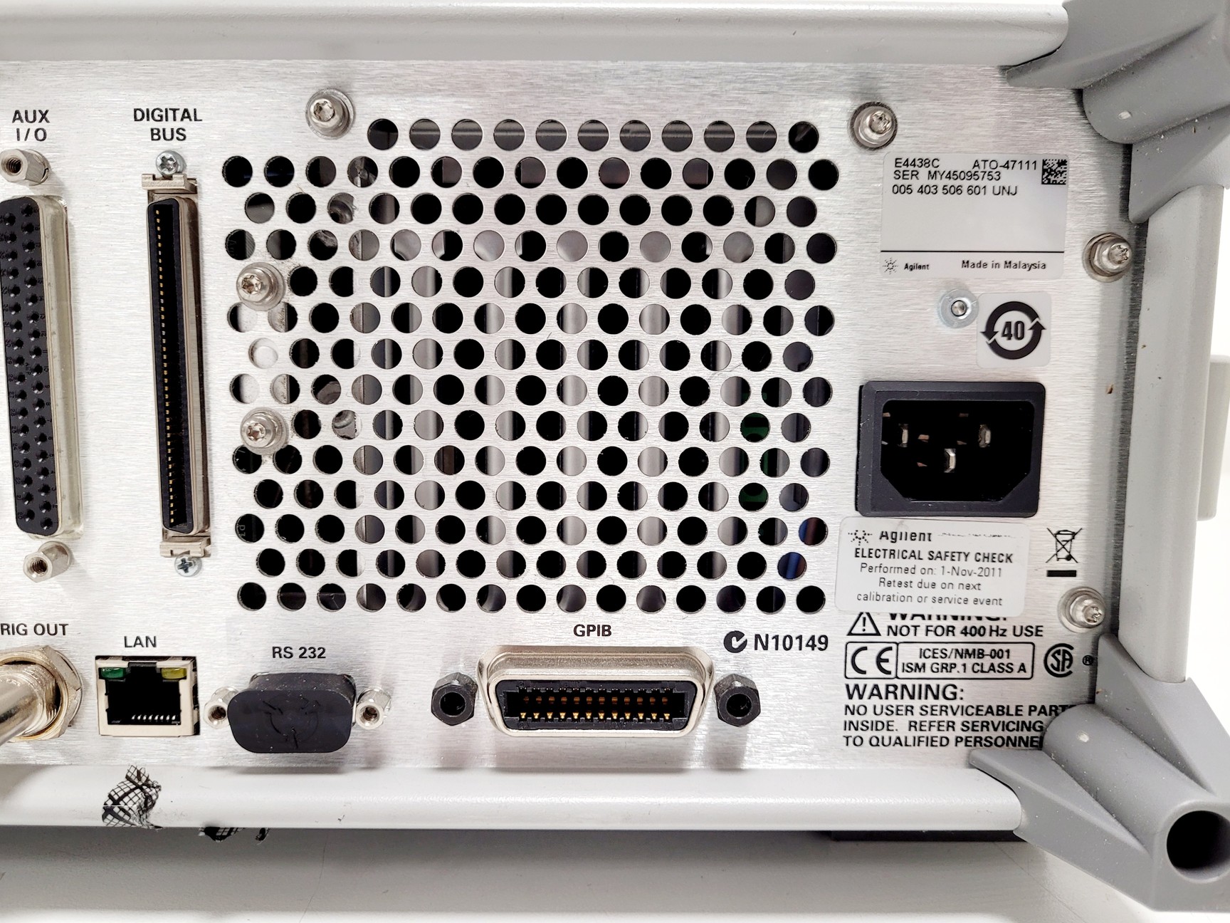 Image of Agilent E4438C ESG Vector Signal Generator