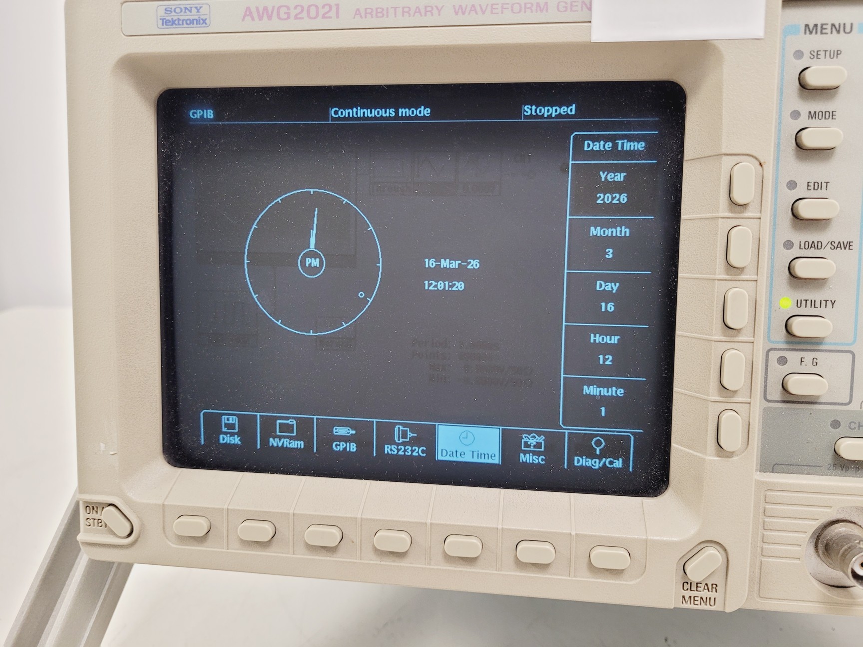 Image of Sony Tektronix AWG2021 Arbitrary Waveform Generator