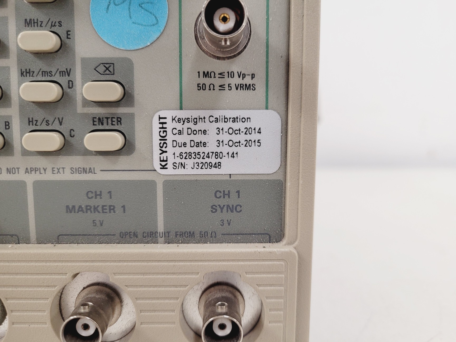 Image of Sony Tektronix AWG2021 Arbitrary Waveform Generator