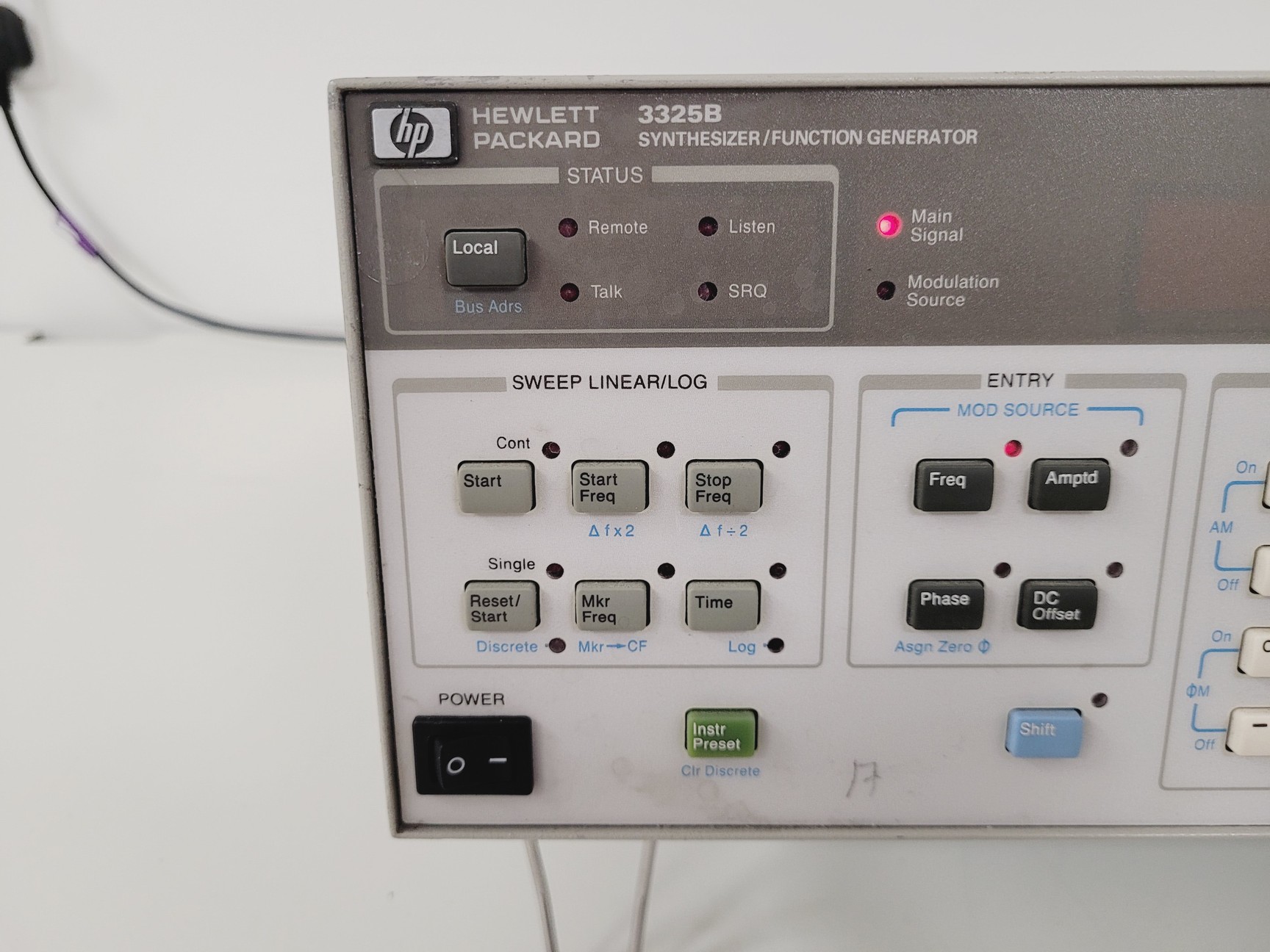 Image of Hewlett Packard 3325B Synthesizer/Function Generator