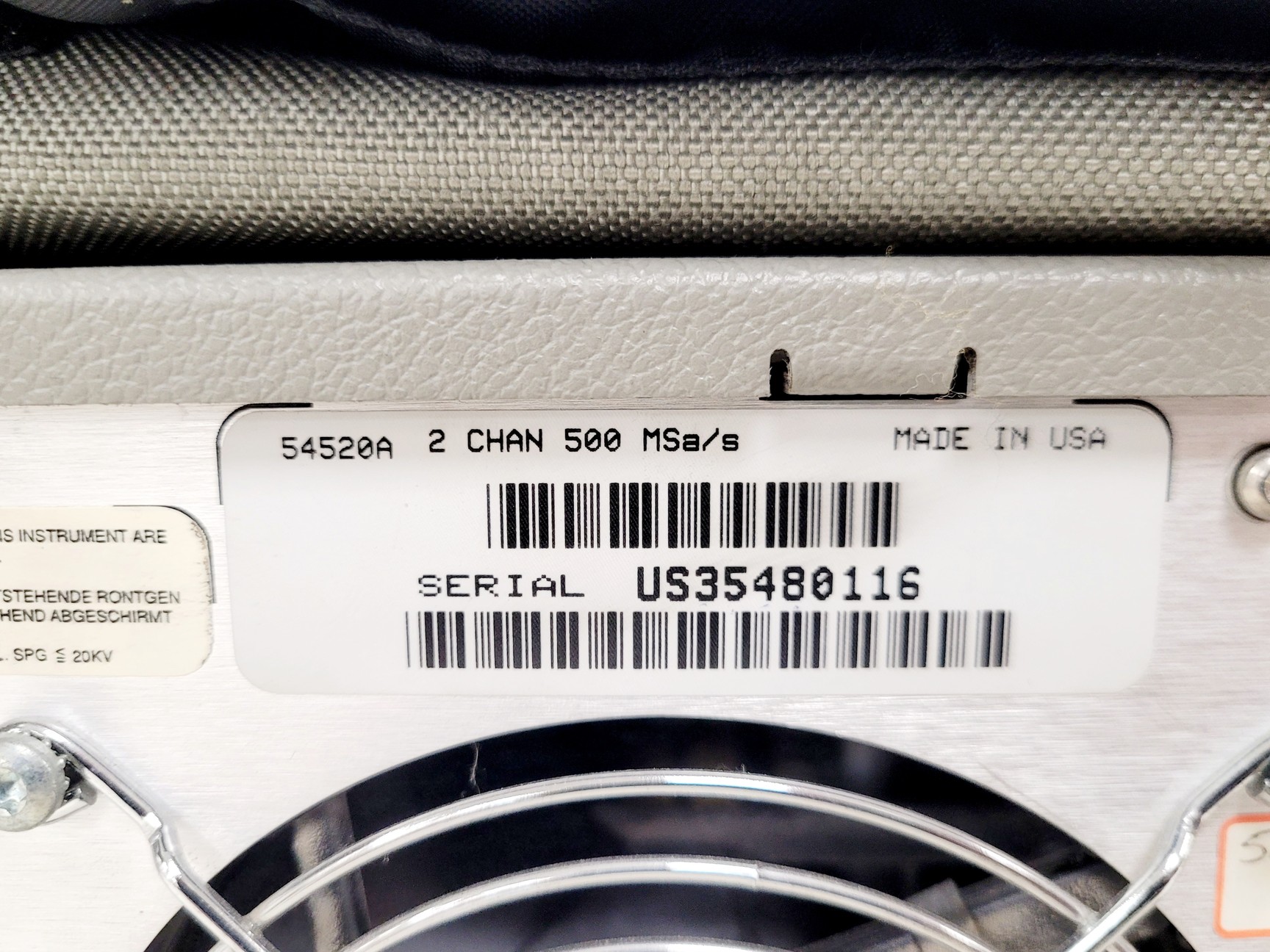 Image of Hewlett Packard 54520A Oscilloscope