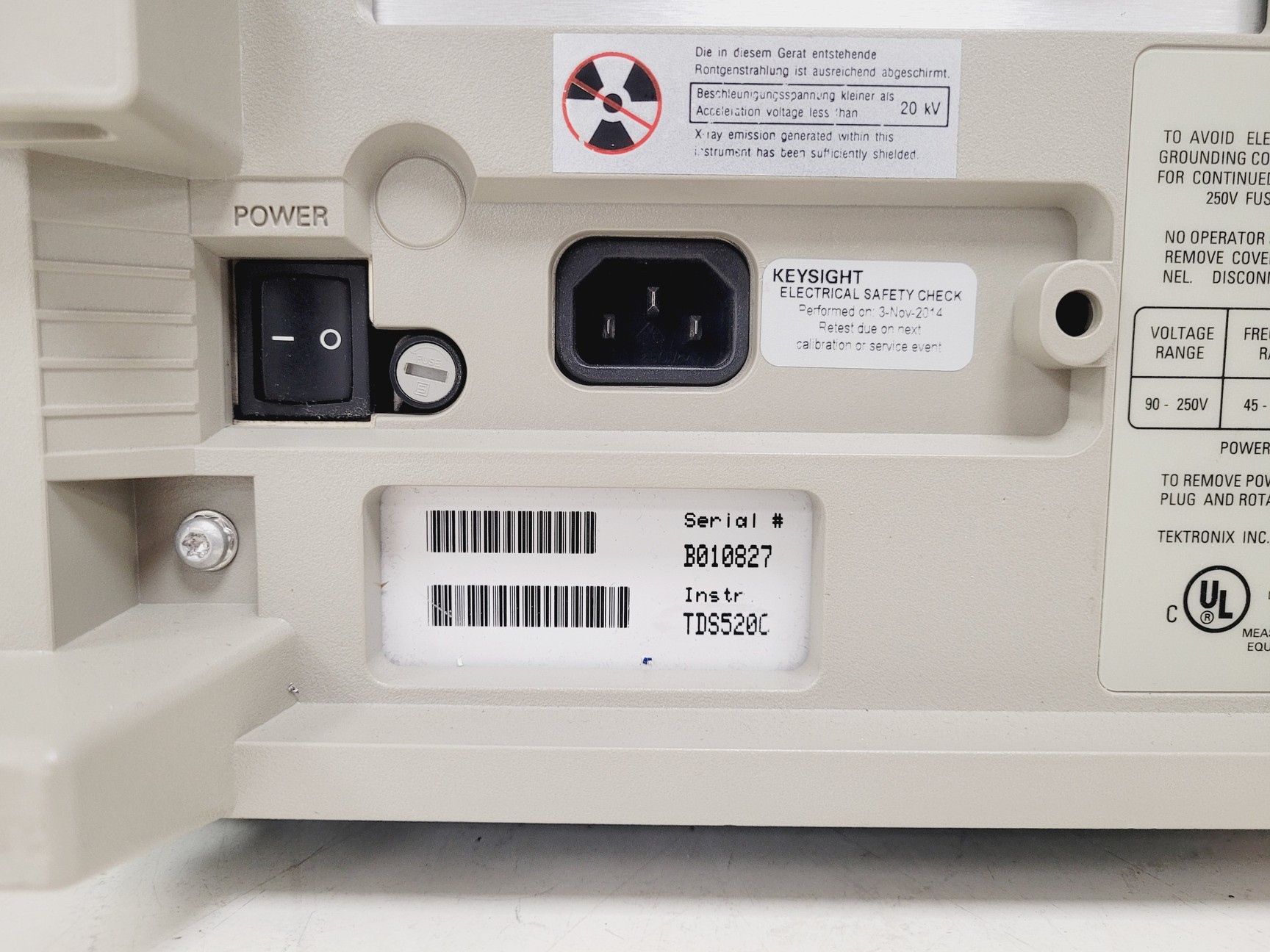 Image of Tektronix TDS 520C Two Channel Digitizing Oscilloscope with InstaVu Acquisition