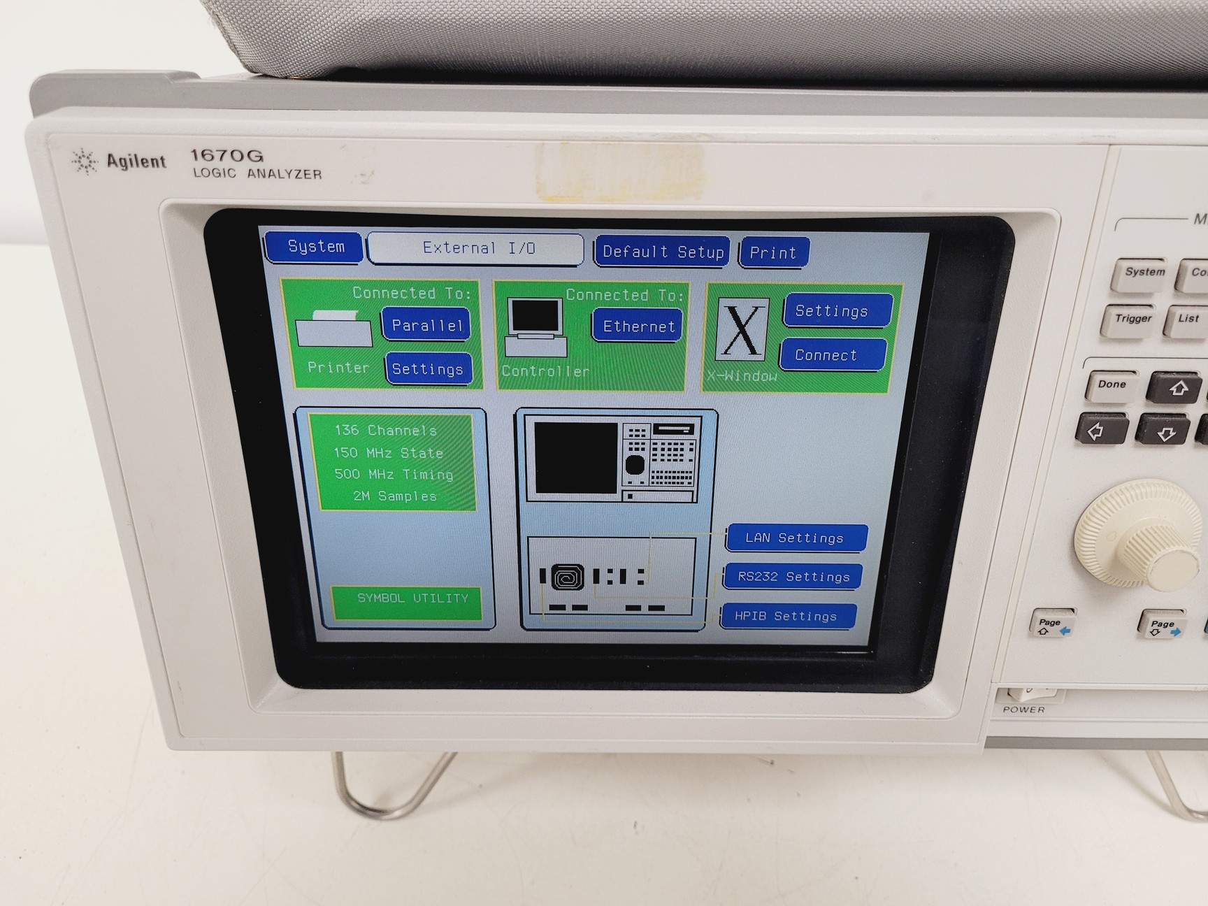 Image of Agilent 1670G Logic Analyzer w/ Accessories