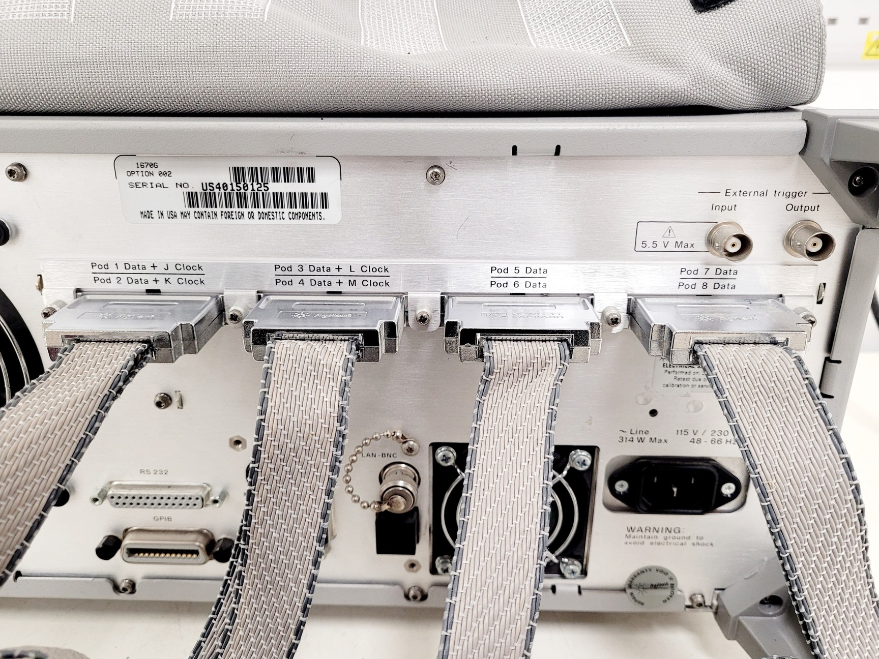 Image of Agilent 1670G Logic Analyzer w/ Accessories