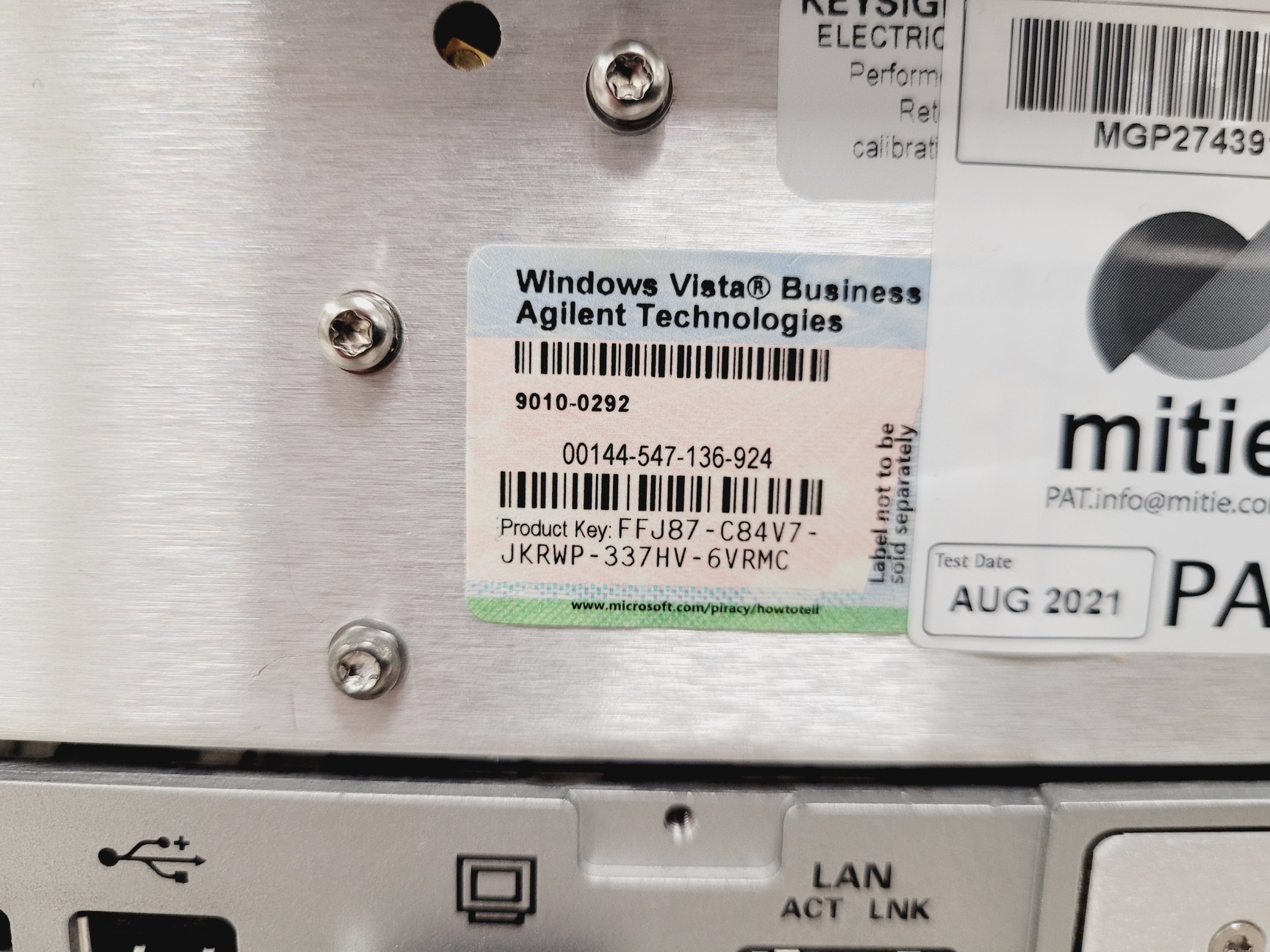 Image of Agilent MXA N9020A Signal Analyzer Spares/Repair 