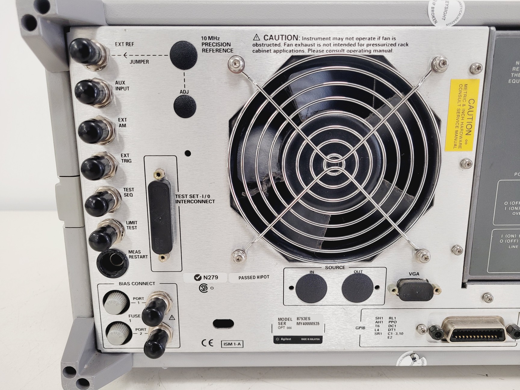 Image of Agilent 8753ES S-Parameter Network Analyzer Spares/Repair