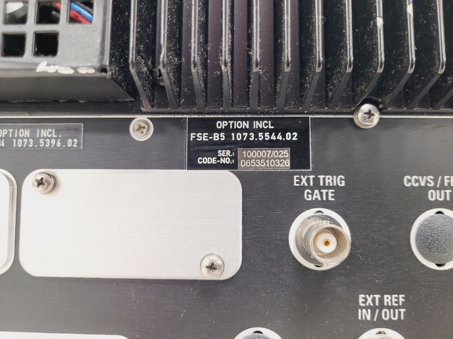 Image of Rohde & Schwarz Spectrum Analyzer 9kHz 7GHz FSEB 20