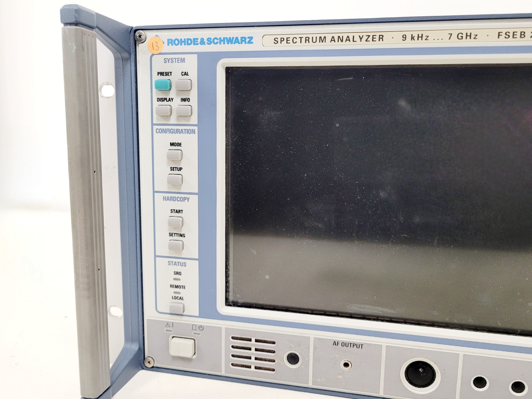 Image of Rohde & Schwarz Spectrum Analyzer 9kHz 7GHz FSEB 20