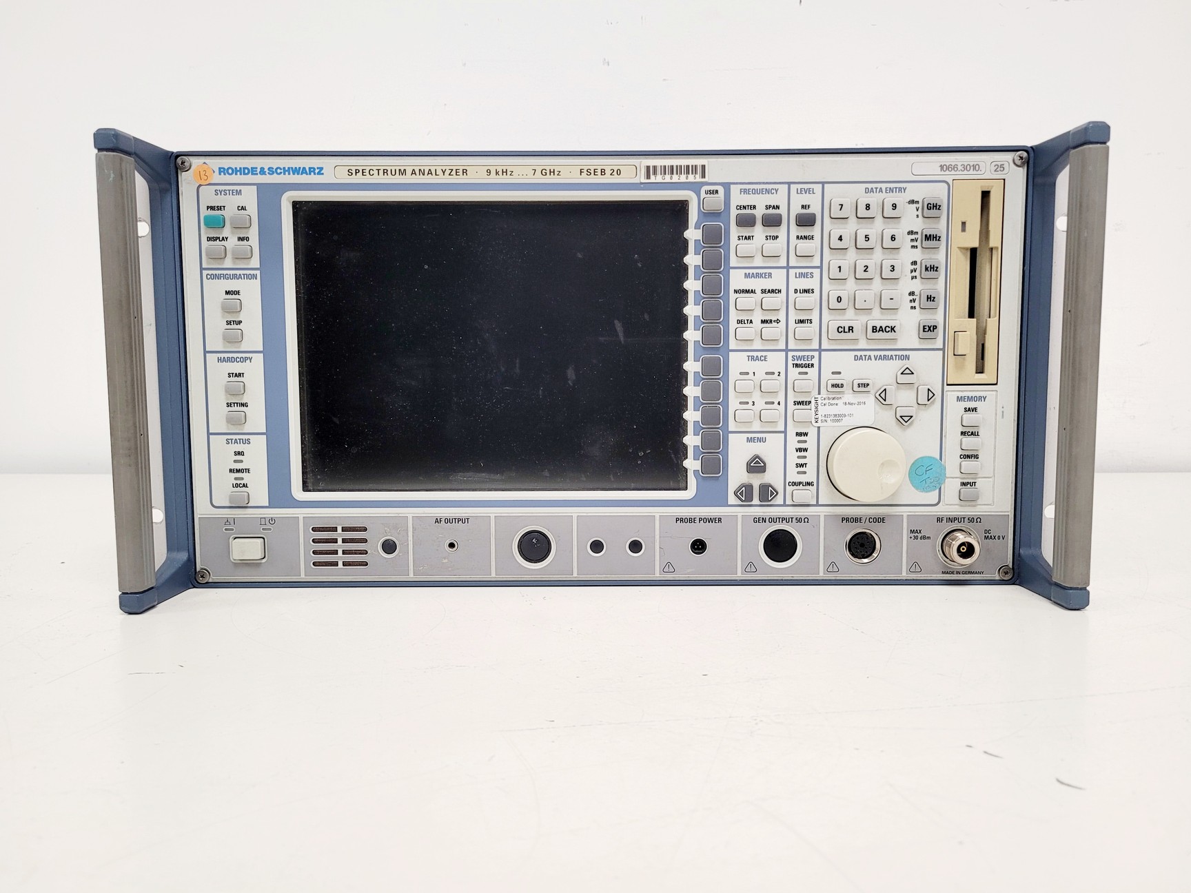 Image of Rohde & Schwarz Spectrum Analyzer 9kHz 7GHz FSEB 20