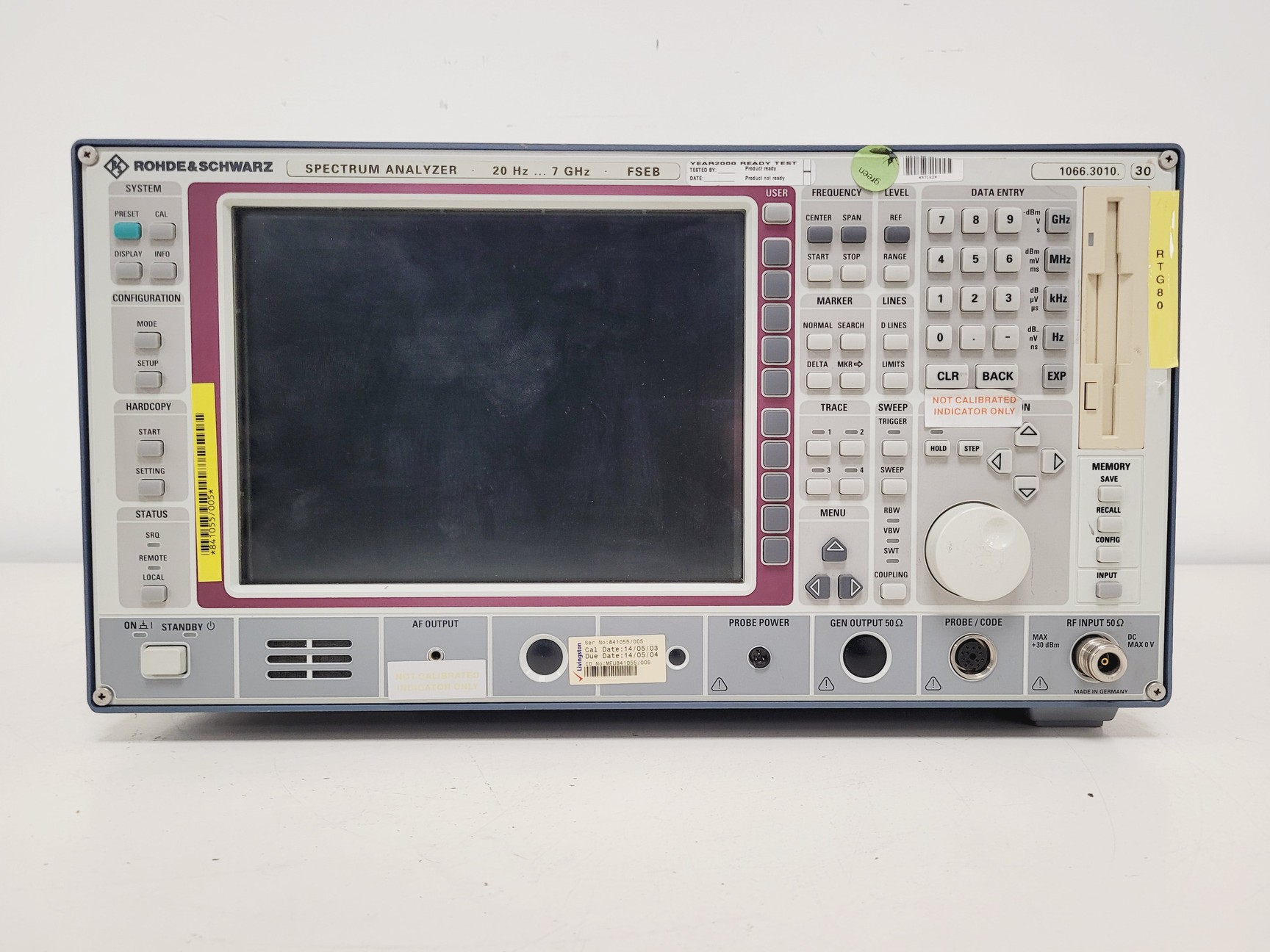 Image of Rohde & Schwarz Spectrum Analyzer 20Hz 7GHz FSEB 30