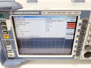 Thumbnail image of Rohde & Schwarz FSL Spectrum Analyzer 9kHz 18GHz
