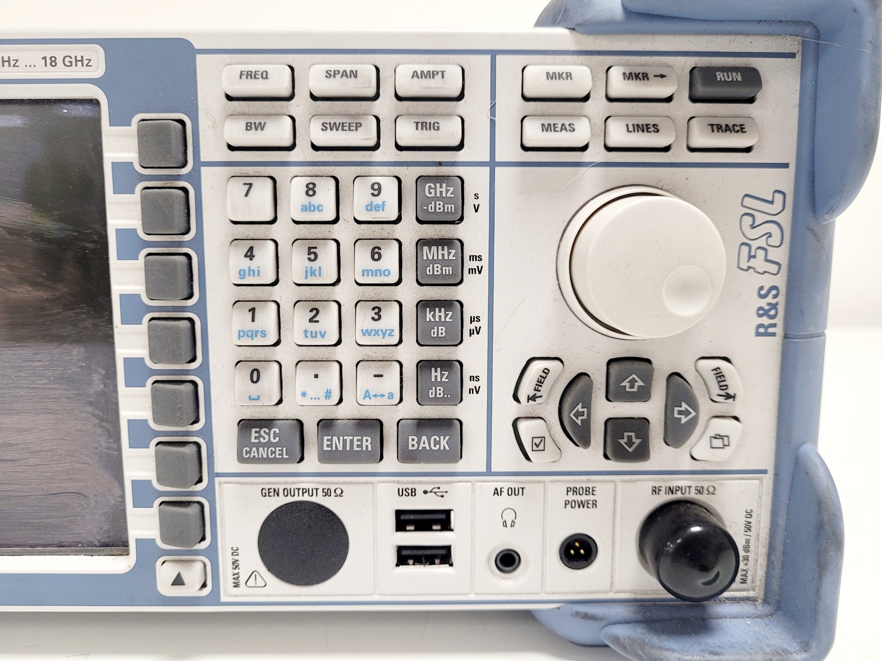 Image of Rohde & Schwarz FSL Spectrum Analyzer 9kHz 18GHz