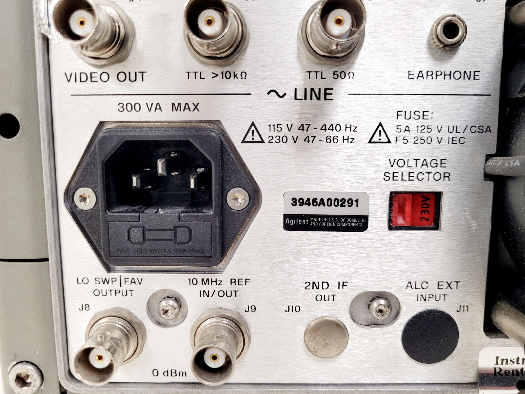 Image of Agilent 8562EC Spectrum Analyzer w/ Mass Memory Module