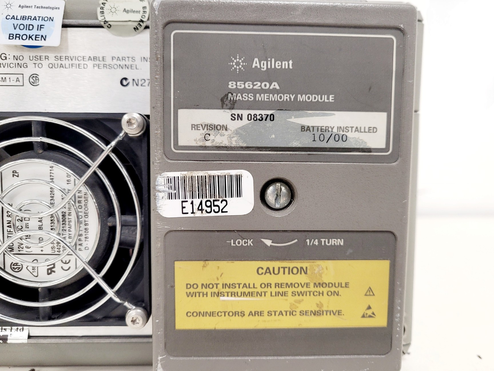 Image of Agilent 8562EC Spectrum Analyzer w/ Mass Memory Module