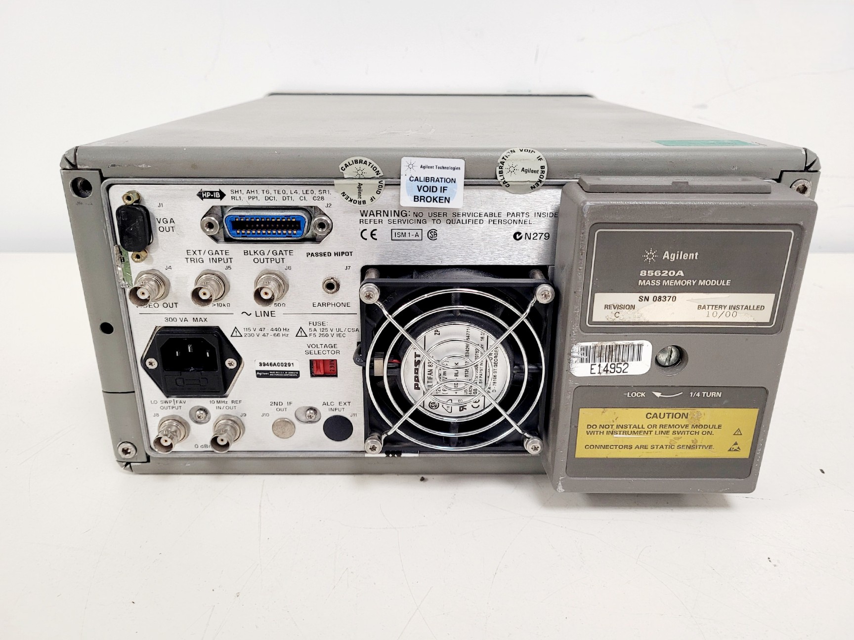 Image of Agilent 8562EC Spectrum Analyzer w/ Mass Memory Module