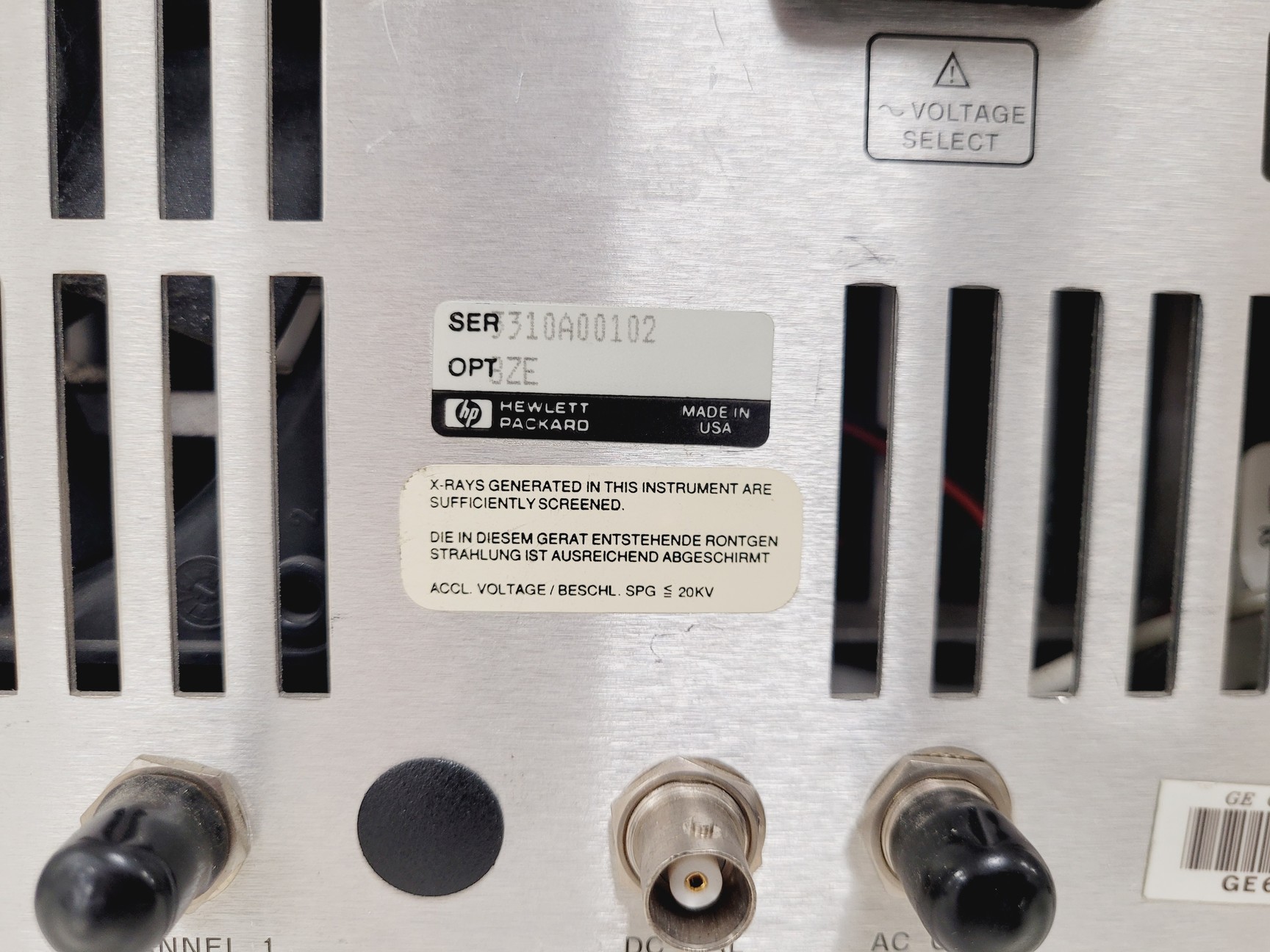 Image of Hewlett Packard 8992A Digital Video Power Analyzer