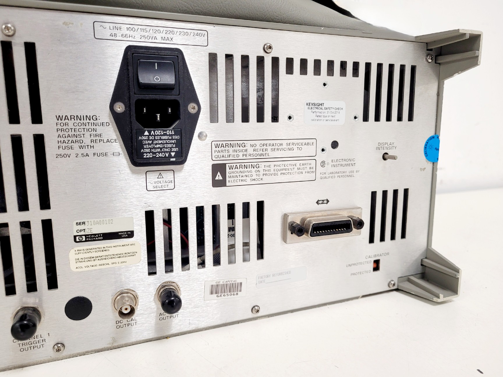 Image of Hewlett Packard 8992A Digital Video Power Analyzer
