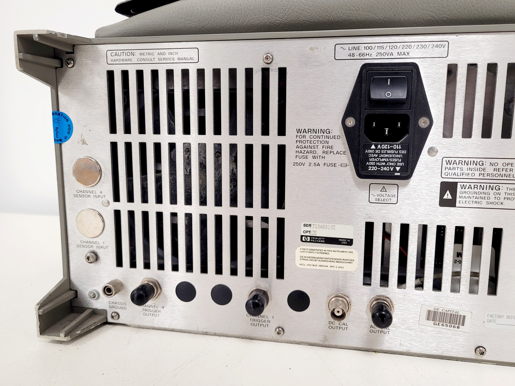 Image of Hewlett Packard 8992A Digital Video Power Analyzer