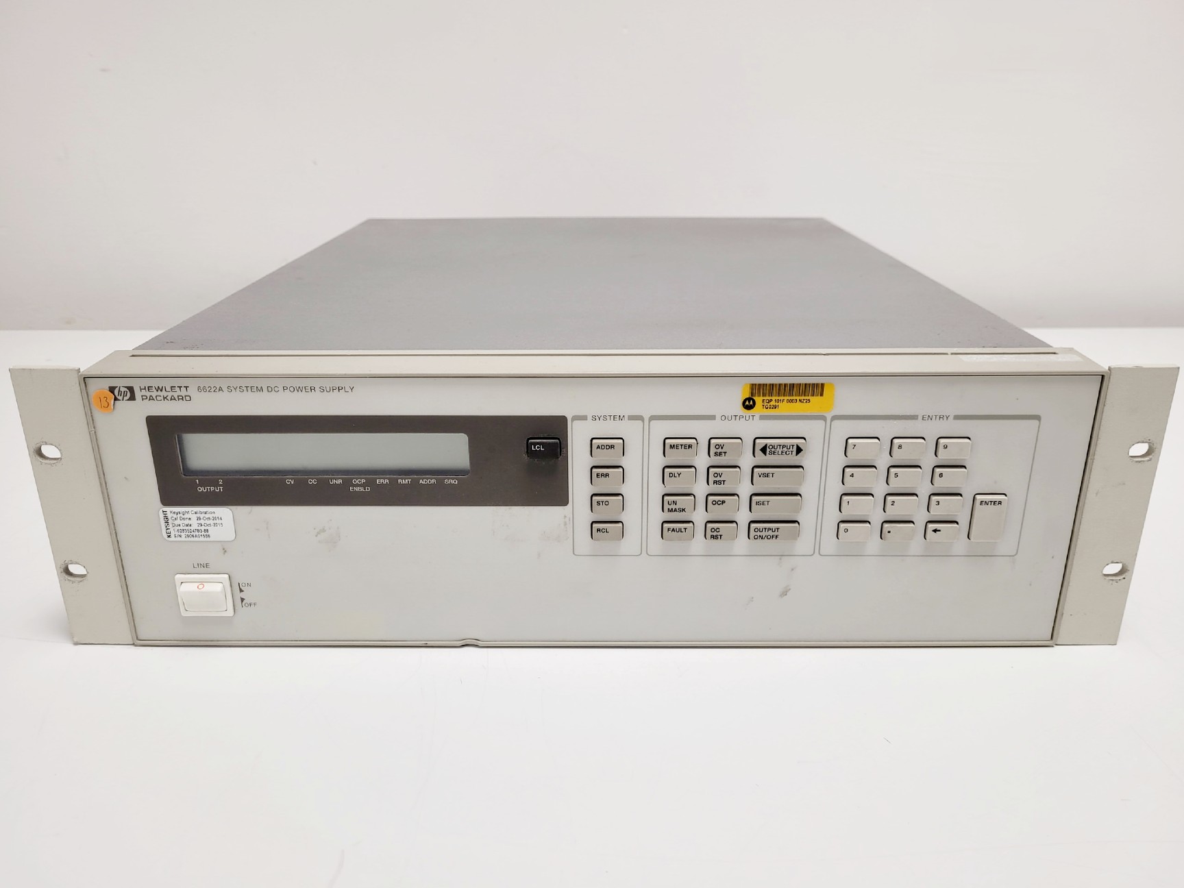 Image of Hewlett Packard 6622A System DC Power Supply