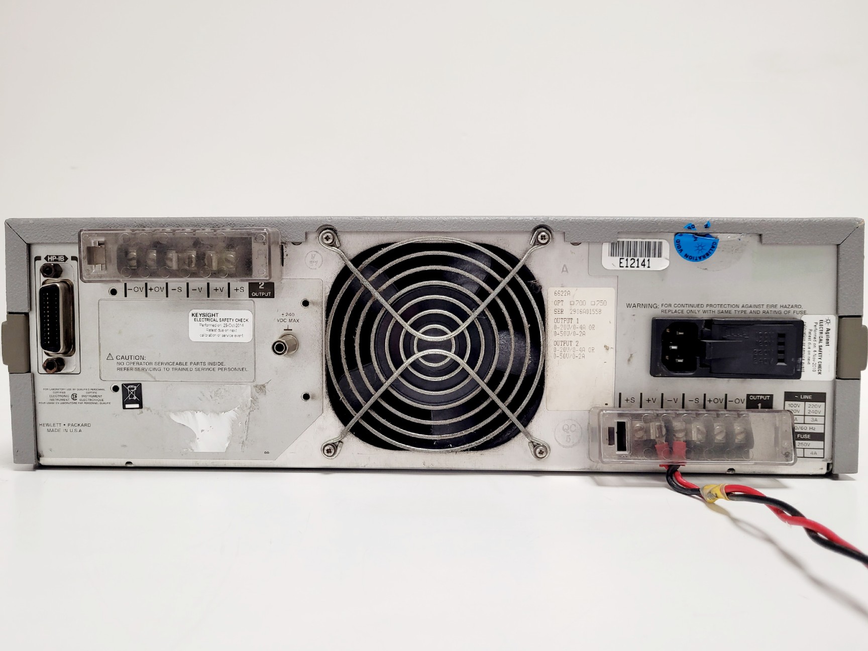 Image of Hewlett Packard 6622A System DC Power Supply