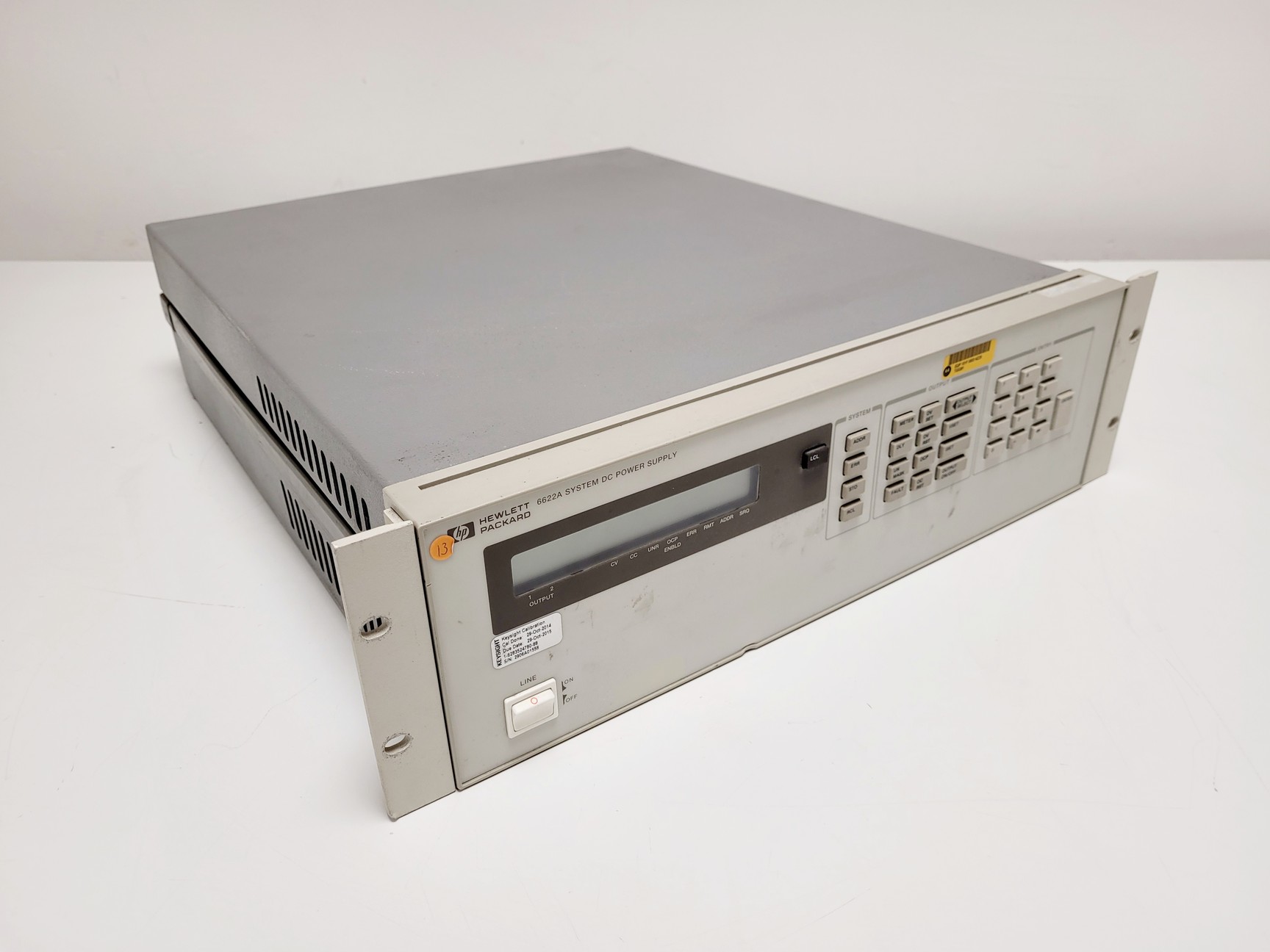 Image of Hewlett Packard 6622A System DC Power Supply