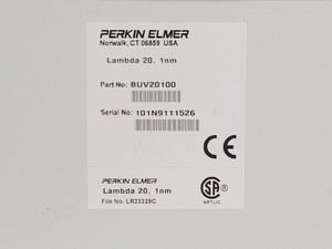 Thumbnail image of Perkin Elmer Lambda 20 UV-Vis Spectrometer
