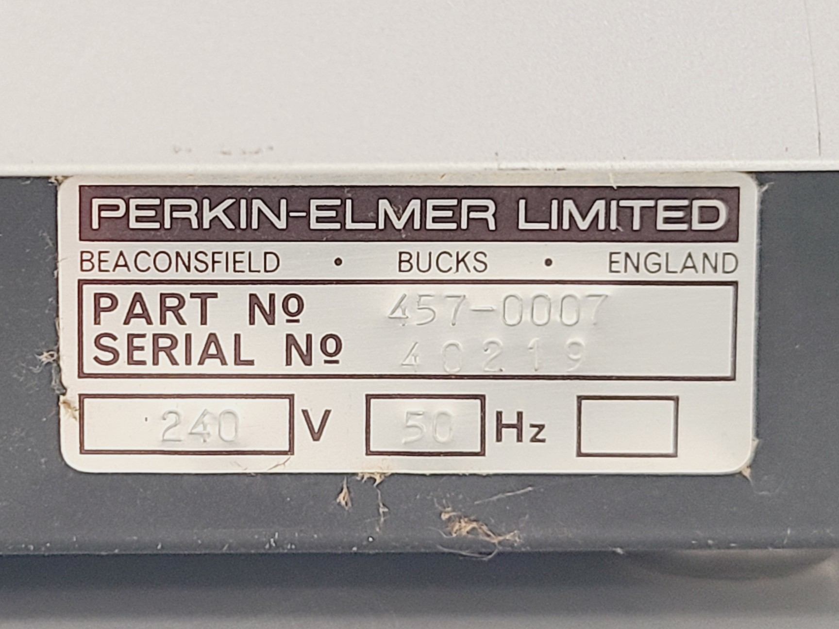 Image of Perkin Elmer Model 457 Grating Infrared Spectrophotometer