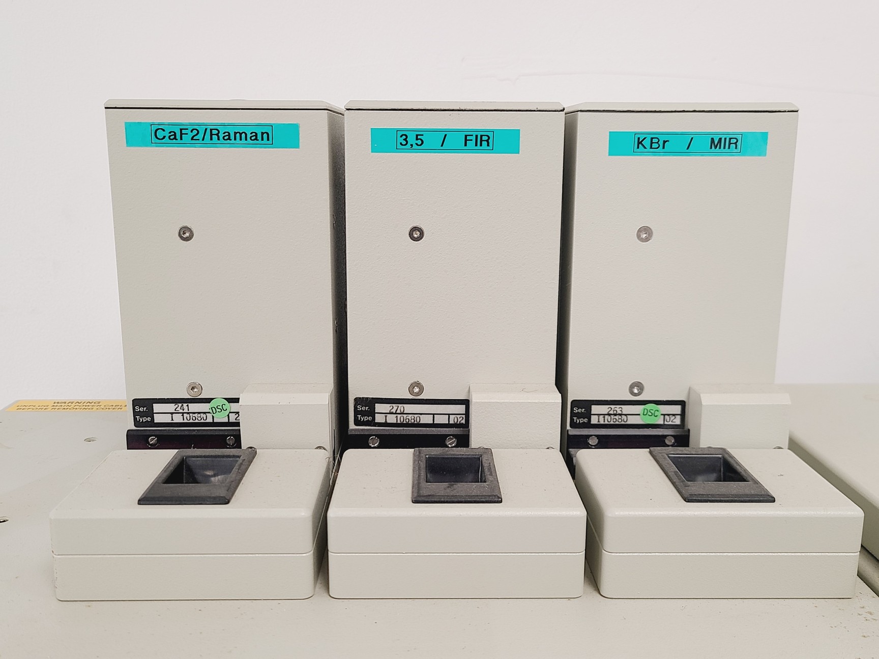 Image of Bruker Equinox 55 FTIR Spectrometer/Bruker FRA 106-S Raman Spectrometer